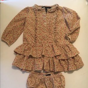 Ralph Lauren Baby Girls Corduroy Dress 12 months